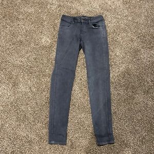 Gray American eagle skinny jeans
